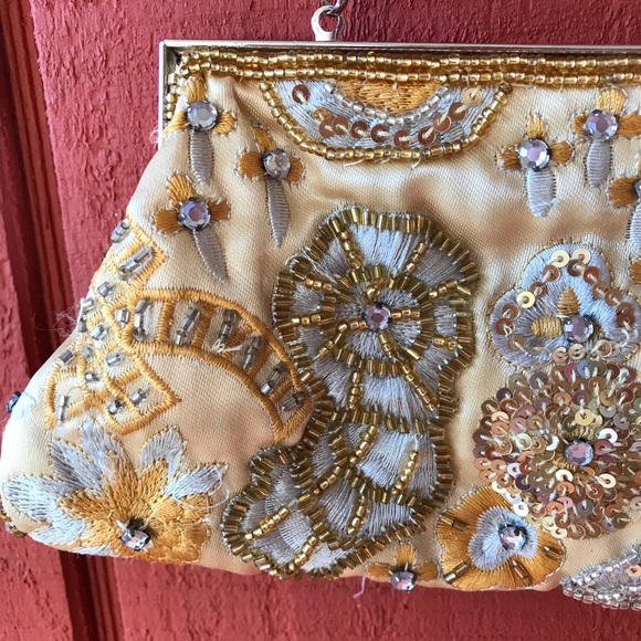 DONATING 8/1! | New York & Co. | gold clutch purse - Picture 8 of 8